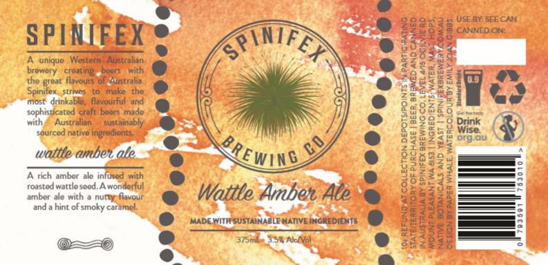 Logo for: Spinifex Brewing Co - Wattle Amber Ale
