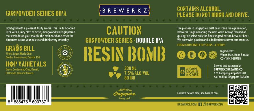 Logo for: Resin Bomb Double IPA