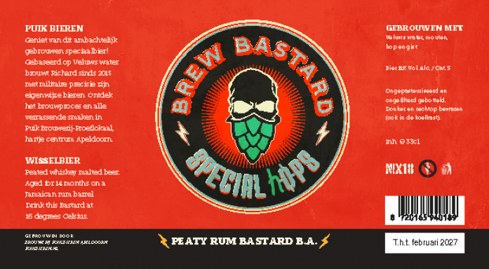 Logo for: Brew Bastard Peaty Rum B.A.