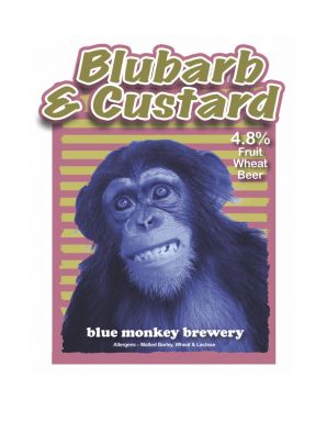 Logo for: Blue Monkey Blubarb & Custard