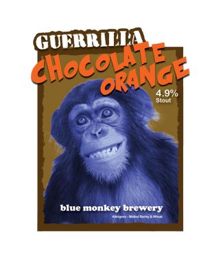 Logo for: Blue Monkey Guerrilla Chocolate Orange Stout