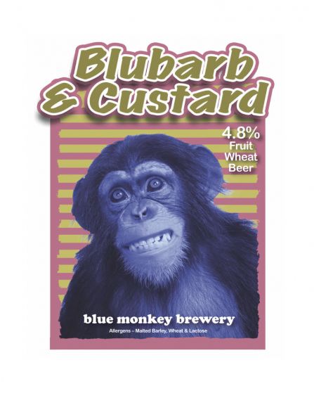Photo for: Blue Monkey Blubarb & Custard