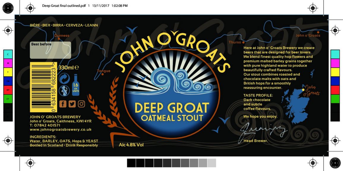 Photo for: John o Groats Brewery  - Deep Groat